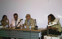 Mulhouse, 2002, de d. à g.: F. Granier, P. Moron, Y. Mourtada, S. Stirn