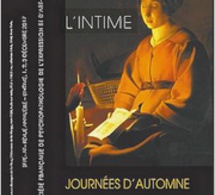 L'Intime. Publication Journées d'automne 2019